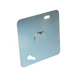 Tapa Cuadrada Galvanizada Reforzada 3 x 3 pulg