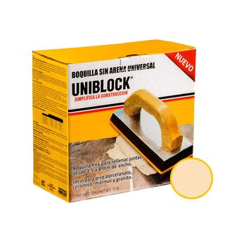 Boquilla sin Arena Uniblock 5 kg Beige