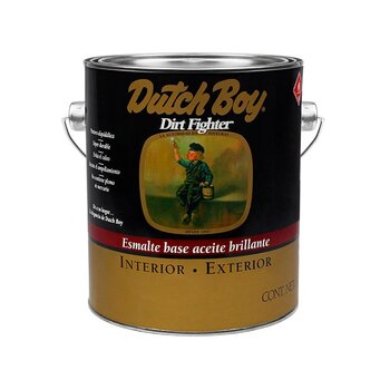 Esmalte Alquidálico Dirt Fighter Dutch Boy Blanco Mate 1 Gal