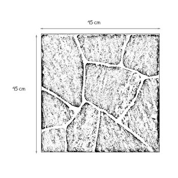 Piso Istone Daltile 45 x 45 cm Brown ZFN1