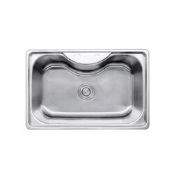 Fregadero Equipado Kele 75 x 48 cm 1 Tarja Empotrar KTS3019A