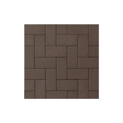 Adoquín Holland Mextile 10 x 20 x 6 cm Tabaco