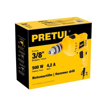 Rotomartillo Pretul 3/8 pulg 500 W