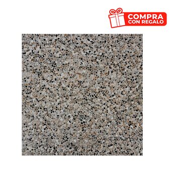 Piso Zen Daltile 60.5 x 60.5 cm Light Grey