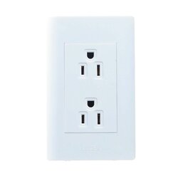 Contacto Duplex Lucek Blanco