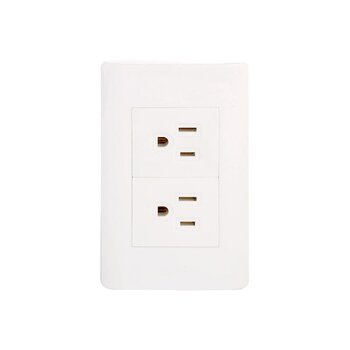 Contacto Duplex Lucek Blanco