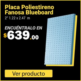 Placa poliestireno Fanosa