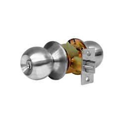 Cerradura Cilíndrica Barza para Recamara Acero Inoxidable