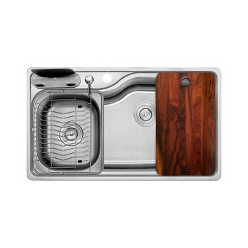 Fregadero Equipado Kele 87 x 50 cm 1 Tina Empotrar KTS3420A