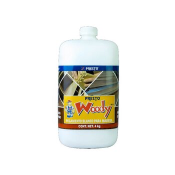 Pegamento Presto Woody Blanco 4 kg