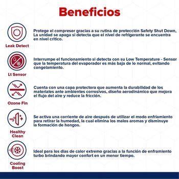 Minisplit Mirage Life 12 1 Tonelada Solo Frío 110 V