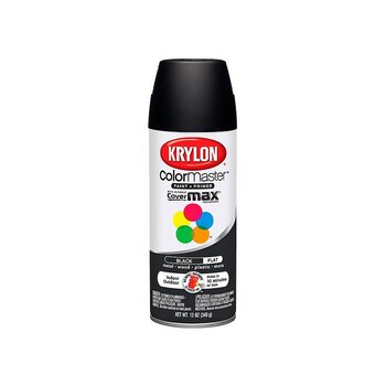 Pintura Aerosol Krylon Negro Flat 350 mL