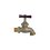 Llave Manguera Bronce Grande Rugo ½ pulg