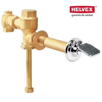 Fluxómetro Mingitorio Helvex Oculto Pedal Expuesto 3/4 323-19