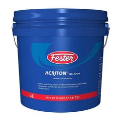 Cemento Acrílico Fester Acriton 4 Lt