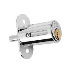 Cerradura Mueble Cilíndrica Cromo Modelo 200