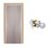 Paquete Puerta Tambor 75 x 213 cm HDF-Roble Gris