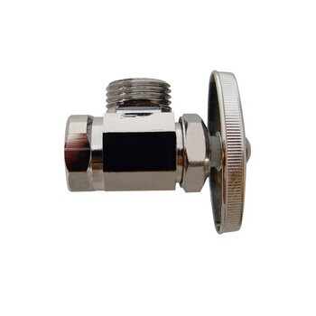 Llave Angular Cromada 1/2 x 1/2 pulg Coflex