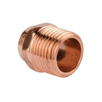 Conector Cobre Rosca Exterior 38 mm 1½