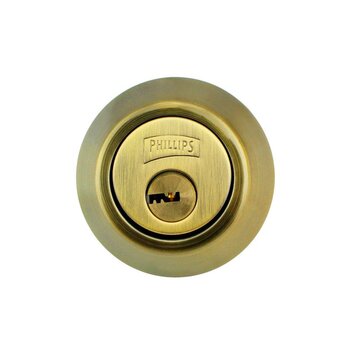 Cerrojo Alta Seguridad Phillips Ll/Ll Latón Antiguo