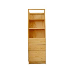 Cajonera De Pino 2 Entrepaños 4 Cajones