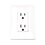 Contacto Dúplex 2P+T Unno Blanco