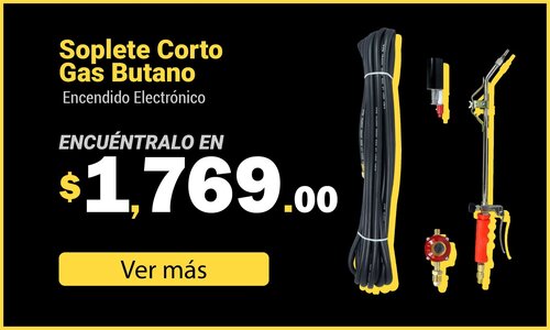 Soplete corto gas butano