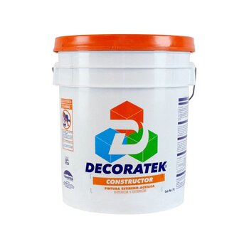 Pintura Vinílica Acrílica Decoratek Constructor 19 Lt
