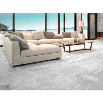 Piso Quartzite Daltile 45 x 90 cm White Rect GQZ1R