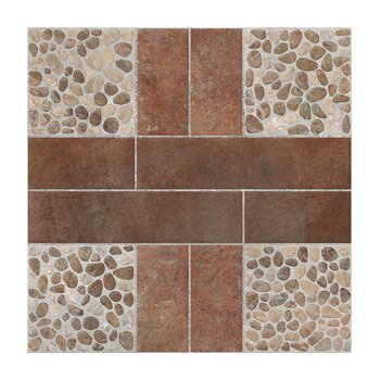 Piso Tanger Daltile 45 x 45 cm Rojo ZTG1