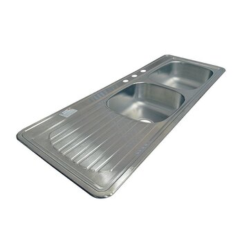 Fregadero Eb Técnica 2 Tinas 1 Escurridor 144 x 54 cm