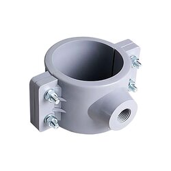 Abrazadera PVC Hidráulica 2½ x ½ pulg