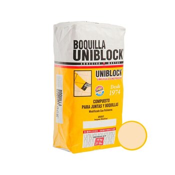 Boquilla con Arena Uniblock 10 kg Beige