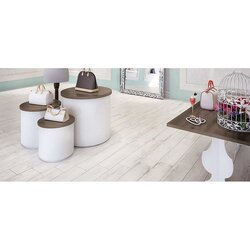 Piso Racconto Daltile 20 x 90 cm Bianco