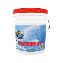 Tricloro Clorizide 91 Polvo 20 Kg Spin Químico Alberca