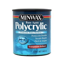 Protector Madera Polycrylic Transparente Brillante 1 Lt
