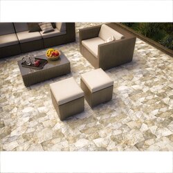 Piso Menhir Daltile 34 x 50 cm Café