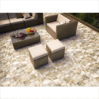 Piso Menhir Daltile 34 x 50 cm Café