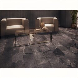 Piso Evolution Daltile 20 x 90 cm Dark Gray