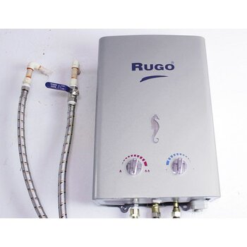 Calentador de Paso Instantáneo Rugo Gas Lp 12 l