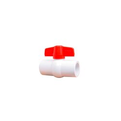 Válvula Esfera Cementar PVC Rugo 19 mm ¾ pulg