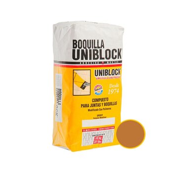 Boquilla con Arena Uniblock Café Claro 10 kg