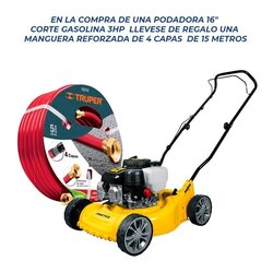 Paquete Podadora 16 pulg de Regalo Manguera Jardín 15mts