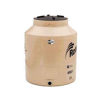 Tinaco Rotoplas Beige 450L Filtro y Herrajes Beige 0.85 x 0.99 m