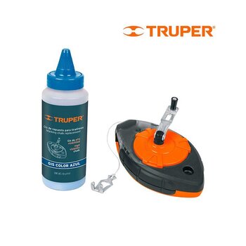 Tiralínea Plástico Gis Truper 30 m TL-100