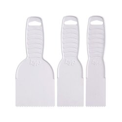 Espátulas Dentadas marca Byp Kit 3 piezas (1½,2 y 3 pulgadas)