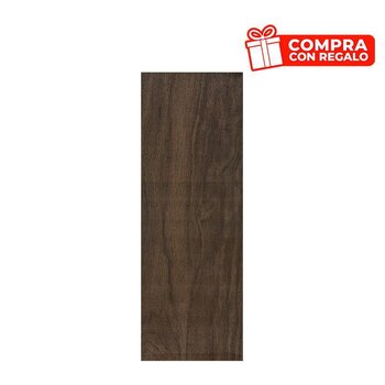 Piso black walnut Daltile 18 x 50 cm Moka ZDM4