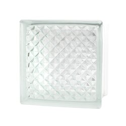 Vidrio Block Lattice marca Fontibre 19 x 19 x 8 cm