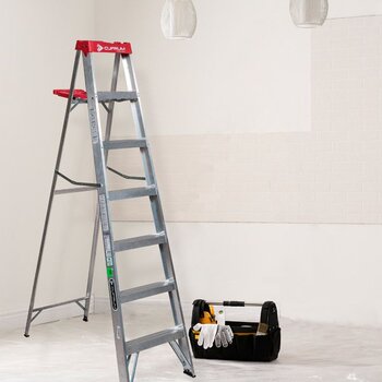 Escalera Tijera Cuprum Aluminio 7 Peldaños 90 k