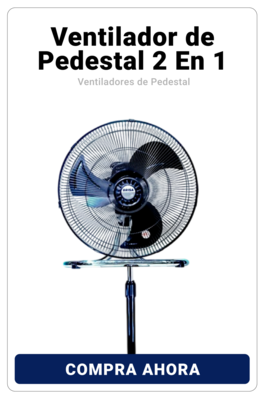 Ventilador de Pedestal 2 En 1 Aspas de Aluminio 18" Brisa